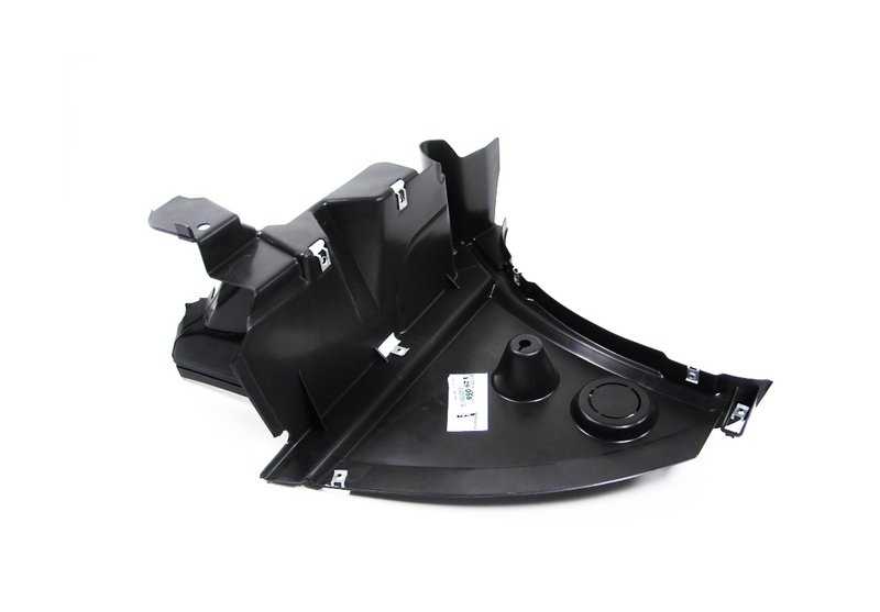 Couverture inférieure gauche OEM 51717168995 pour BMW Z4 E85, E86. Partie de la protection du passage de la roue avant. BMW d'origine.