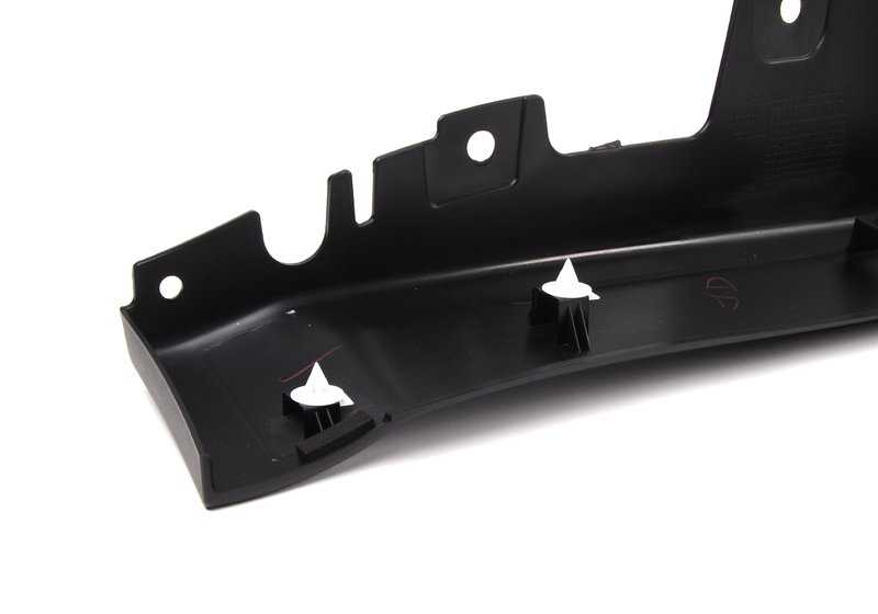 Umbral lateral derecho negro OEM 51711491056 para MINI R50, R53. Original MINI.