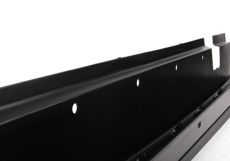 Umbral lateral derecho negro OEM 51711491056 para MINI R50, R53. Original MINI.
