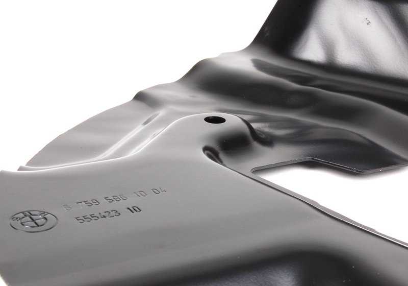 Protector de freno derecho OEM 34116759596 para BMW E46. Pieza de recambio original BMW.