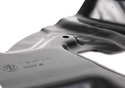 Protector de freno derecho OEM 34116759596 para BMW E46. Pieza de recambio original BMW.