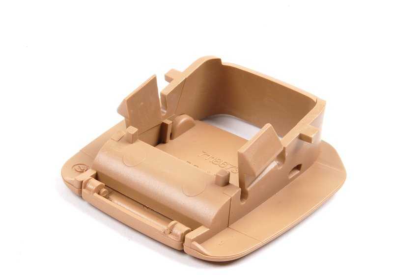 Tapa embellecedora ISOFIX OEM 52207152210 para BMW E81, E82, E90, E91, E84. Original BMW.