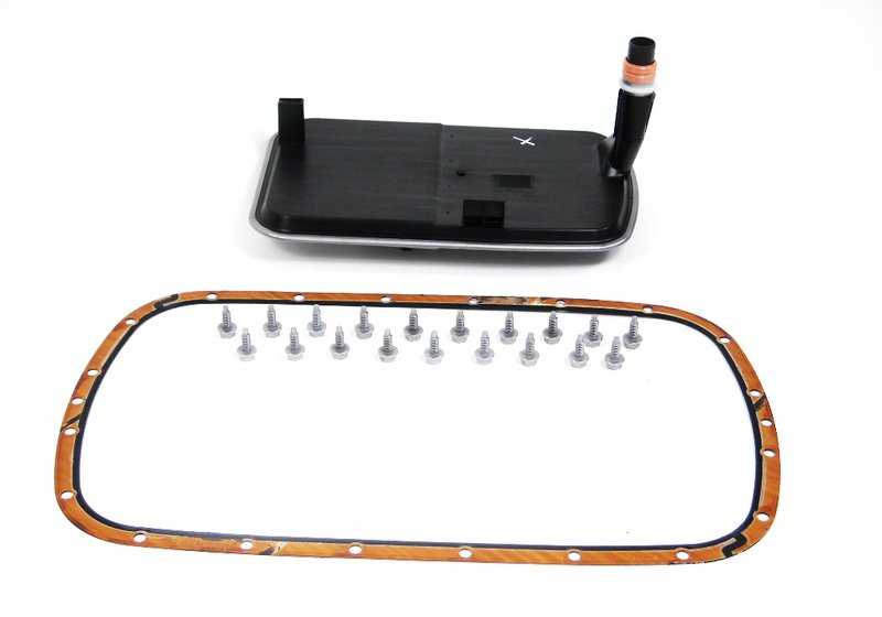 Filtro de aceite de la caja de cambios automática OEM 24117557069 para BMW E53. Original BMW.