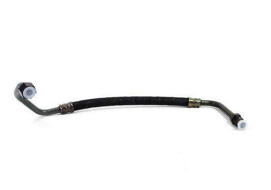 Tubería de retorno del radiador de aceite OEM 17211707864 para BMW E30 325i (todos los modelos M20 con cambio manual y automático). Original BMW.