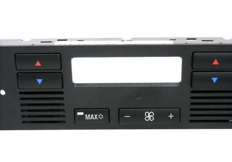 Juego de botones del climatizador OEM 64116924315 para BMW E39, E53. Original BMW.