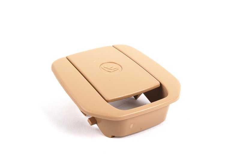 Tapa embellecedora ISOFIX OEM 52207152210 para BMW E81, E82, E90, E91, E84. Original BMW.