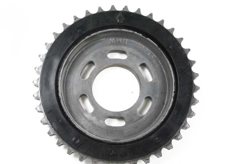 Diverter pulley for BMW 5 Series E34, 7 Series E32, E38, 8 Series E31 (OEM 11311736162). Original BMW.