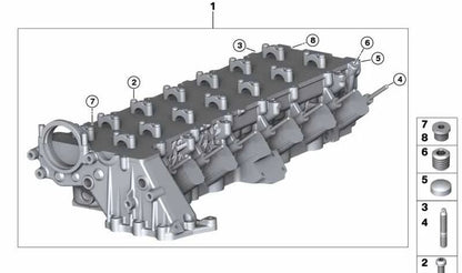 Espárrago de escape OEM 11127806054 para BMW E87, E46, E90, E91, E92, E93, E39, E60, E61, E63, E64, E38, E65, E66, E83, E53, E70, E71. Original BMW.