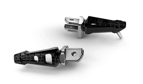 Reposapiés ajustable para el conductor OEM 77259829097 para BMW Motorrad F 900 R (FK83), F 900 XR (FK84). Compatible con versiones A2 y standard desde 11/2019. Original BMW Motorrad.