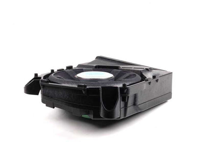 Altavoz subwoofer central izquierdo OEM 65139143143 para BMW E81, E82, E87, E87N, E88, E90, E90N, E91, E91N, E92, E92N, E93, E93N, E84. Sistema de sonido HiFi. Original BMW.