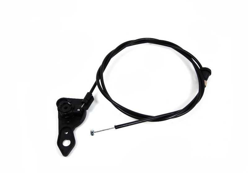 Accionamiento del capó delantero para BMW Serie 5 E60, E61, Serie 6 E63, E64 (OEM 51238397410). Original BMW.