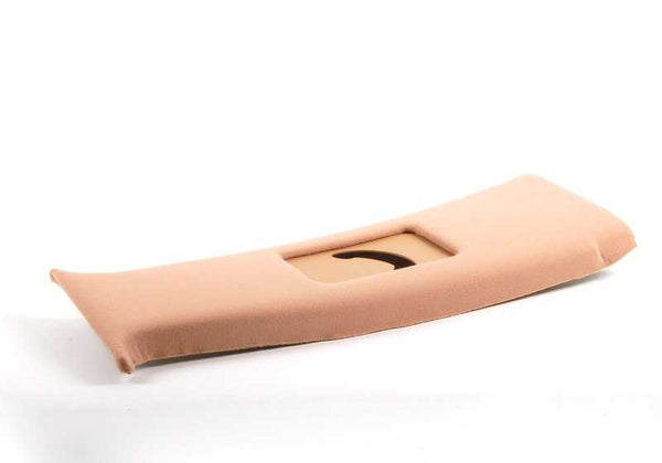 Embellecedor pilar central superior izquierdo color beige OEM 51438174465 para BMW Serie 7 E38. Pieza interior original BMW.