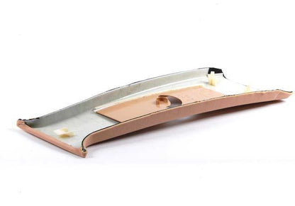 Embellient Pilar Central Izquierdo Beige OEM 51438174465 pour la série BMW 7 E38. Pièce intérieure originale BMW.