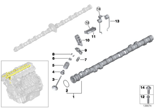 Balancín de rodillos OEM 11337559796 para BMW {E81, E82, E87, E88, F20, F21, F22, F23, F87, E90, E91, E92, E93, F30, F31, F34, F80, F32, F33, F36, F82, F83, E60, E61, F07, F10, F11, F90, G30, G31, E63, E64, F06, F12, F13, E65, E66, F01, F02, G11, G1