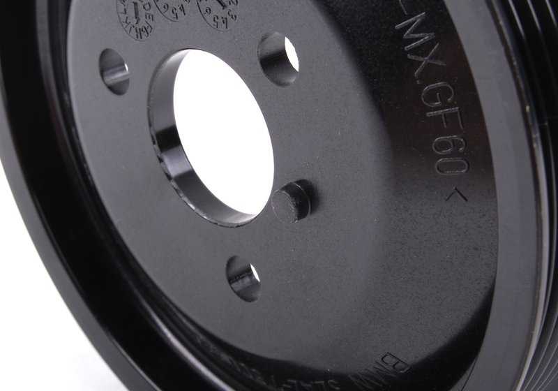 Polea de dirección asistida OEM 32427500335 para BMW E81, E82, E87, E88, E46, E90, E91, E92, E93, E60, E84, E83, E85. Original BMW.
