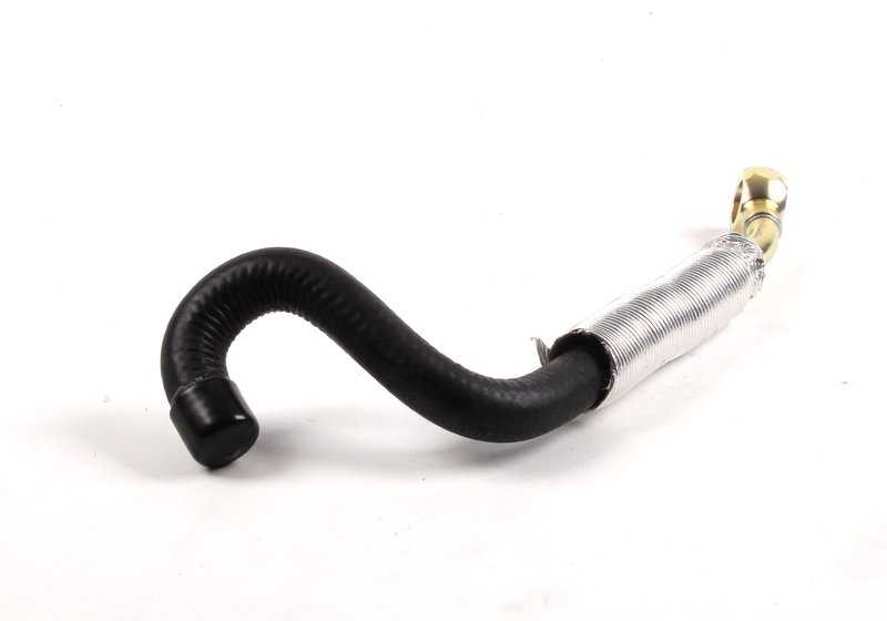 Tubería de retorno de dirección asistida OEM 32411141505 para BMW E34, E32. Original BMW.