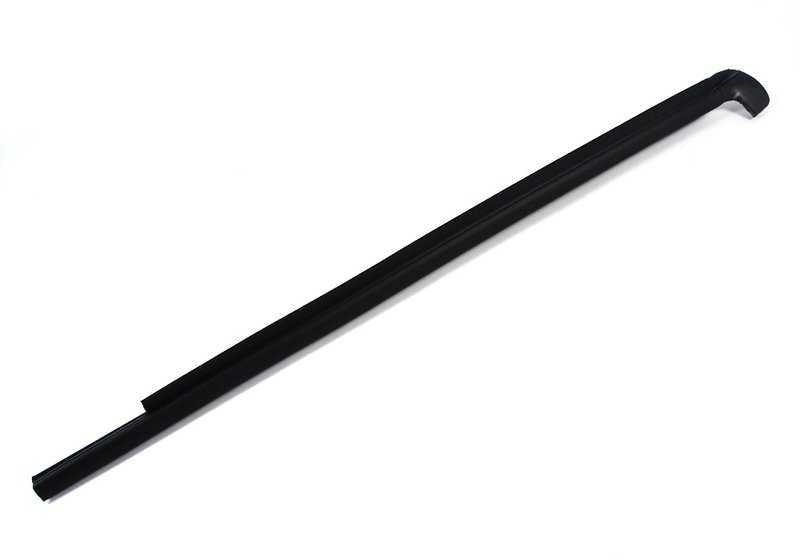 Burlete interior ventanilla izquierda OEM 51361942823 para BMW E30 (todas las versiones: 318i, 320i con cambio manual y automático). Pieza trasera original BMW.