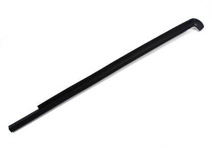 Burlete interior ventanilla izquierda OEM 51361942823 para BMW E30 (todas las versiones: 318i, 320i con cambio manual y automático). Pieza trasera original BMW.