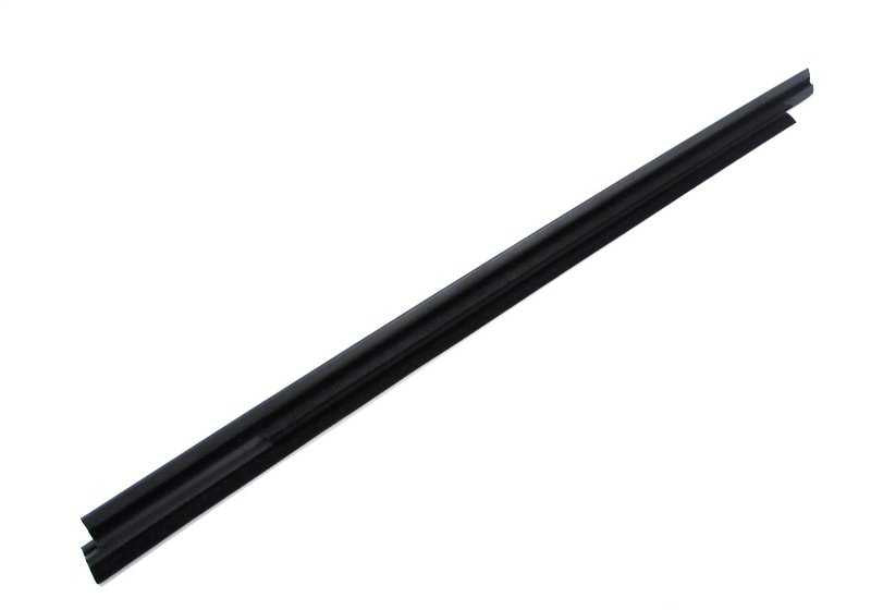 Burlete exterior ventanilla trasera izquierda OEM 51361933751 para BMW E30. Repuesto original BMW.