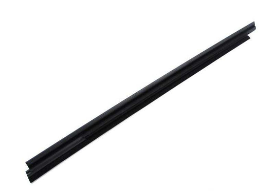 Burlete exterior ventanilla trasera izquierda OEM 51361933751 para BMW E30. Repuesto original BMW.