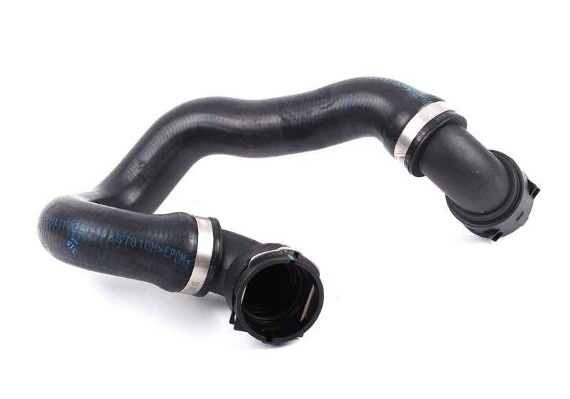 Manguera inferior del radiador al termostato OEM 17127564480 para BMW E82, E88, E90, E91, E92, E93, E89. Original BMW.