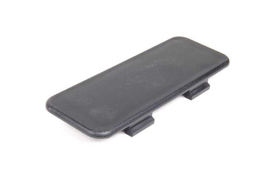 Tapa embellecedora luz suelo OEM 51418261519 para BMW E39 (5er). Compatible con puertas delanteras y traseras. Color negro. Original BMW.