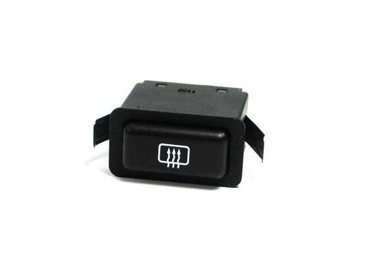 Interruptor luneta térmica trasera OEM 61311380338 para BMW E30 320i y 325i (modelos con cambio automático, 1986-1993). Repuesto original BMW.
