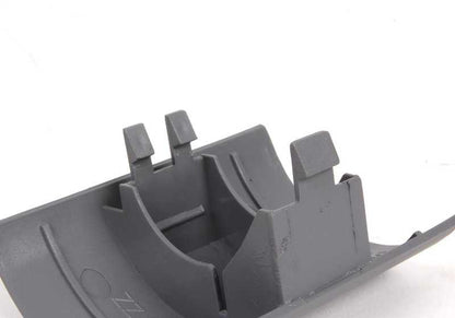 Copertura Rishing centrale OEM 51168248539 per BMW E46 {316i, 316CI} con tutte le sue versioni e motoralizzazioni. Grigio. BMW originale.