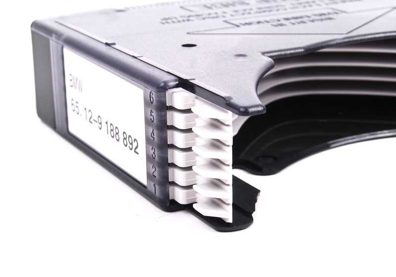 CD magazine rack for BMW E60, E61, E63, E64 (OEM 65129188892). Genuine BMW