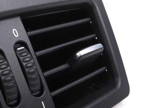 Rear Air Exit OEM 64229112207 for BMW E60 (Models: 520Li, 520d) from 2007 to 2010. Black color. Original BMW piece.