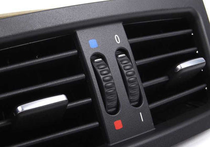 OEM de sortie de l'air arrière 64229112207 pour BMW E60 (modèles: 520li, 520d) de 2007 à 2010. Couleur noire. Pièce BMW originale.