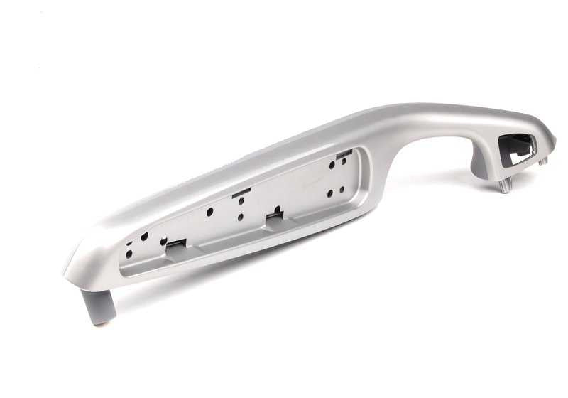 Reposabrazos delantero derecho gris Titan II OEM 51417049686 para BMW E46 {316Ci, 318Ci} compatible con versiones de cambio manual y automático. Original BMW.