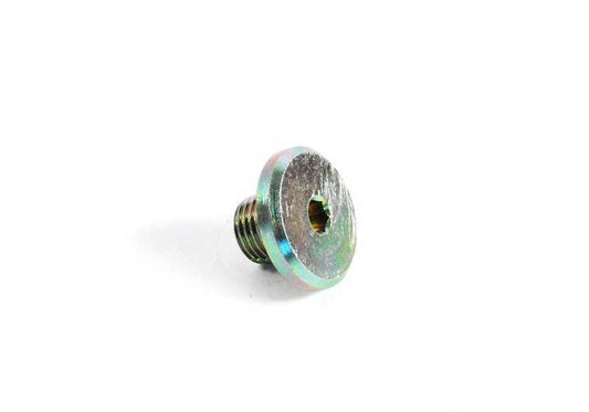 Tornillo de cierre OEM 24117507555 para BMW E46, E39, E38, E85. Compatible con cajas de cambio automáticas y componentes de transmisión. Original BMW.
