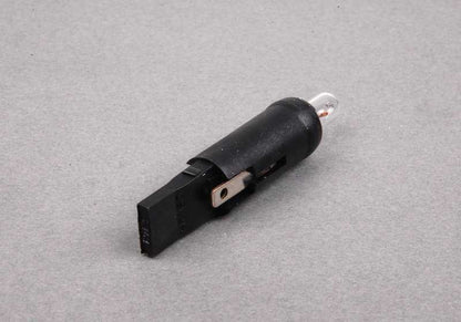 Porta lámparas con bombilla OEM 63311382547 para BMW E36, E34, E32. Repuesto original BMW. Ideal para sustituir lámparas de salpicadero, interruptores, encendedor y luces interiores.