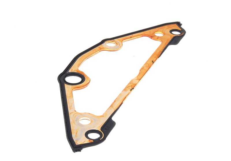Junta para tapa de cadena OEM 11141439717 para BMW E53, E60, E61, E63, E64, E65, E66, E70. Compatible con motores N62 y N62T. Original BMW.