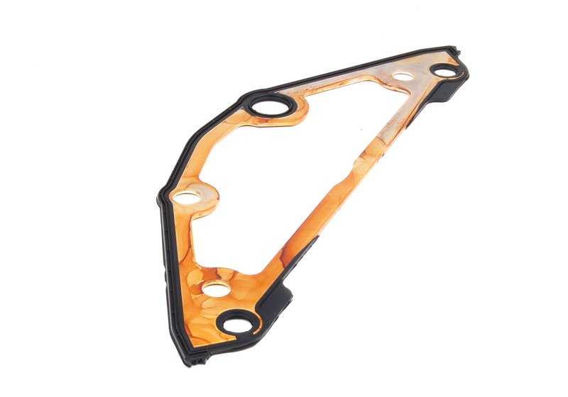 Junta para tapa de cadena OEM 11141439717 para BMW E53, E60, E61, E63, E64, E65, E66, E70. Compatible con motores N62 y N62T. Original BMW.