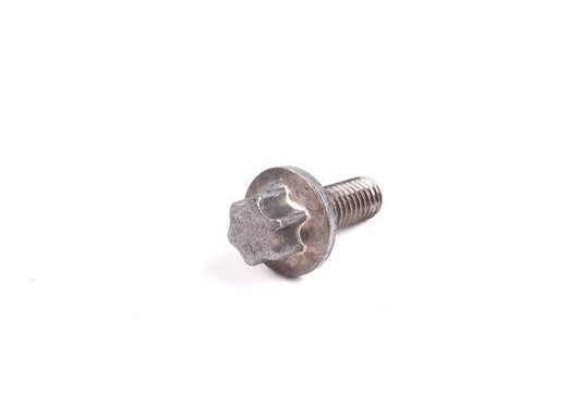 OM exterx torx screw 13627530413 for BMW E81, E82, E87, E88, E90, E91, E92, E93, F80, F82, F83, E60, E61, F07, F10, F11, F18, E63, E64, F06, F12, F13, E65, E65, E65, E65, E65, E6 F02, E84, E83, F25, E70, E71, E85, E86, E89. Original BMW.