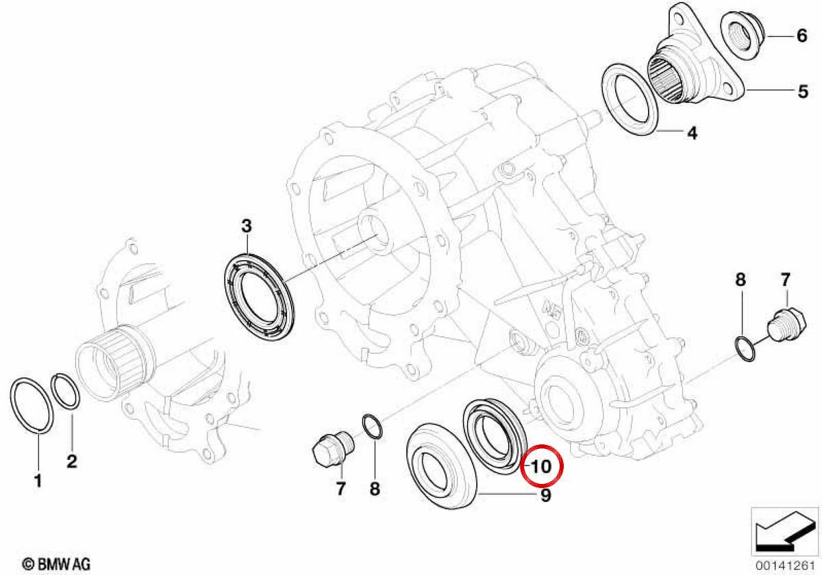 OEM 27147531520 Asse per BMW E46, E53. BMW originale.
