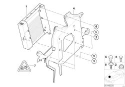 Amplificateur HiFi Harman Kardon OEM 65128380068 pour BMW Série 3 E46 (1998-2006). Véritable BMW.