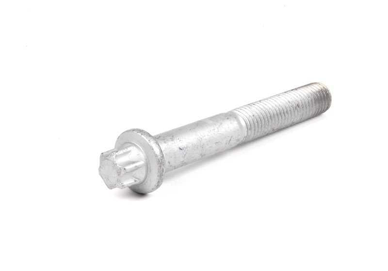 Tornillo Torx M12x90 OEM 23001222894 para BMW E81, E82, E87, E88, F20, F21, F22, F23, E36, E46, E90, E91, E92, E93, F30, F31, F34, F32, F33, F36, E34, E39, E60, E61, F10, F11, E38, E84, E83, E53, Z3, E85, E89. Original BMW.