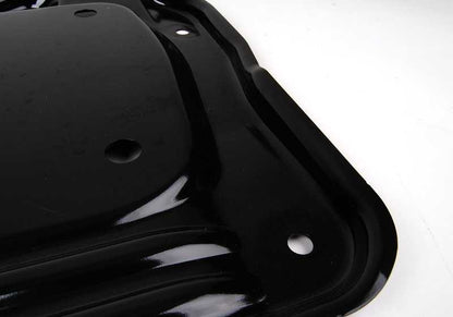 Placa de refuerzo chasis delantera OEM 31116795159 para BMW E90, E91, E92, E84. Refuerzo original BMW.