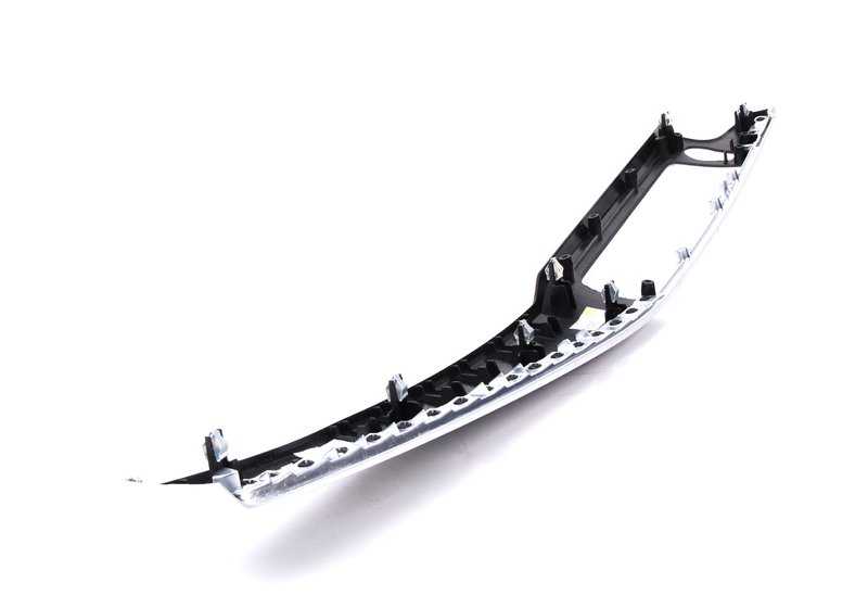 Moldura salpicadero aluminio Hexagon pasajero OEM 51458050171 para BMW 5 Series F10, F10N, F11, F11N, F18. Original BMW.