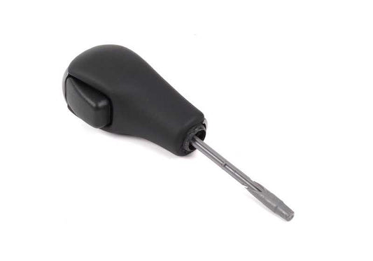 Pomo de cambio en piel OEM 25167522365 para BMW E60, E61, E63, E64. Original BMW.