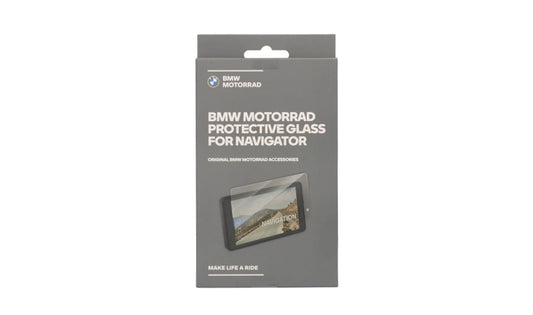 Protector de pantalla templado OEM 77525B3A806 para BMW Motorrad ConnectedRide Navigator. Compatible con modelos C 400 GT, C 400 X, F 750 GS, F 800 GS, F 850 GS, F 900 GS, F 900 GS Adventure, F 900 R. Original BMW Motorrad.