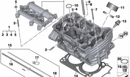 Anillo de sellado para BMW Serie 1 E87, Serie 3 E46, E90, E91, Serie 5 E60, E61, Serie 7 E65, E66, X3 E83 (OEM 07119963155). Original BMW