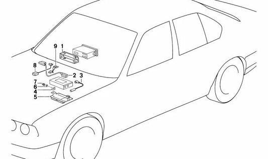 Codo de llenado de combustible OEM 16121150544 para BMW E30, E34, E32. Original BMW.