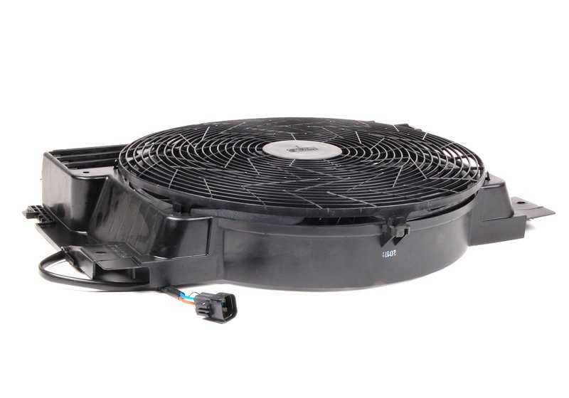 Pressure duct with fan for BMW E53 (OEM 64546921381). Original BMW.
