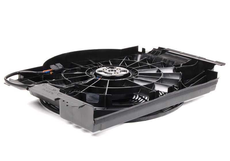 Pressure duct with fan for BMW E53 (OEM 64546921381). Original BMW.