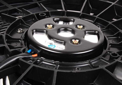 Pressure duct with fan for BMW E53 (OEM 64546921381). Original BMW.