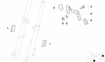 Tornillo ISA M5x16 OEM 07129905120 para motos BMW R1200GS, S1000RR, F800R... y más. Original BMW Motorrad.